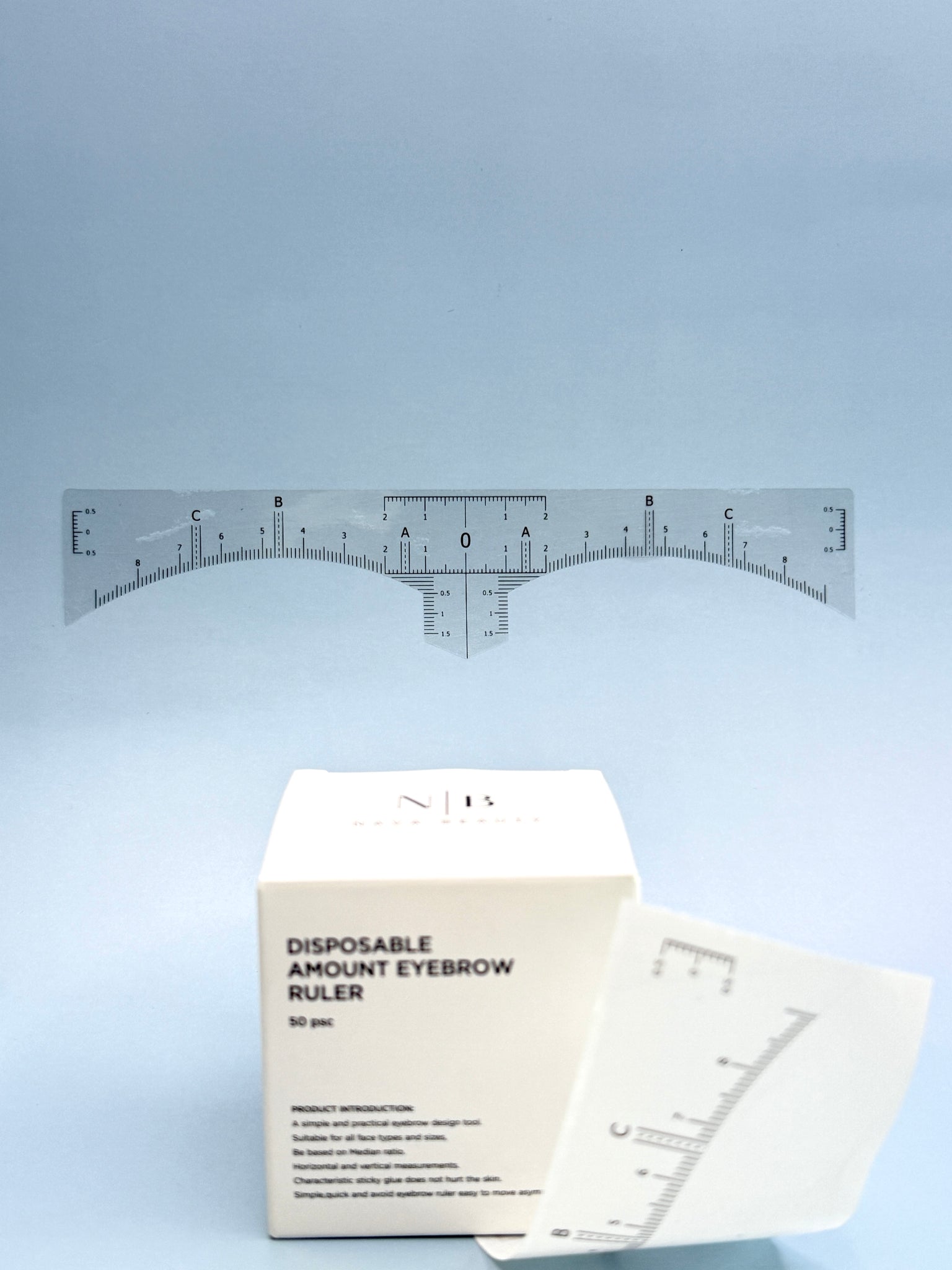 Complete Pro Brow Mapping Ruler Brow Mapping Ruler – NAVA BEAUTY