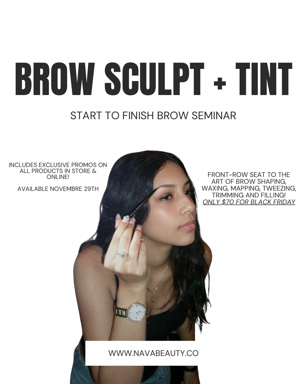 BROW SCULPT + TINT SEMINAR