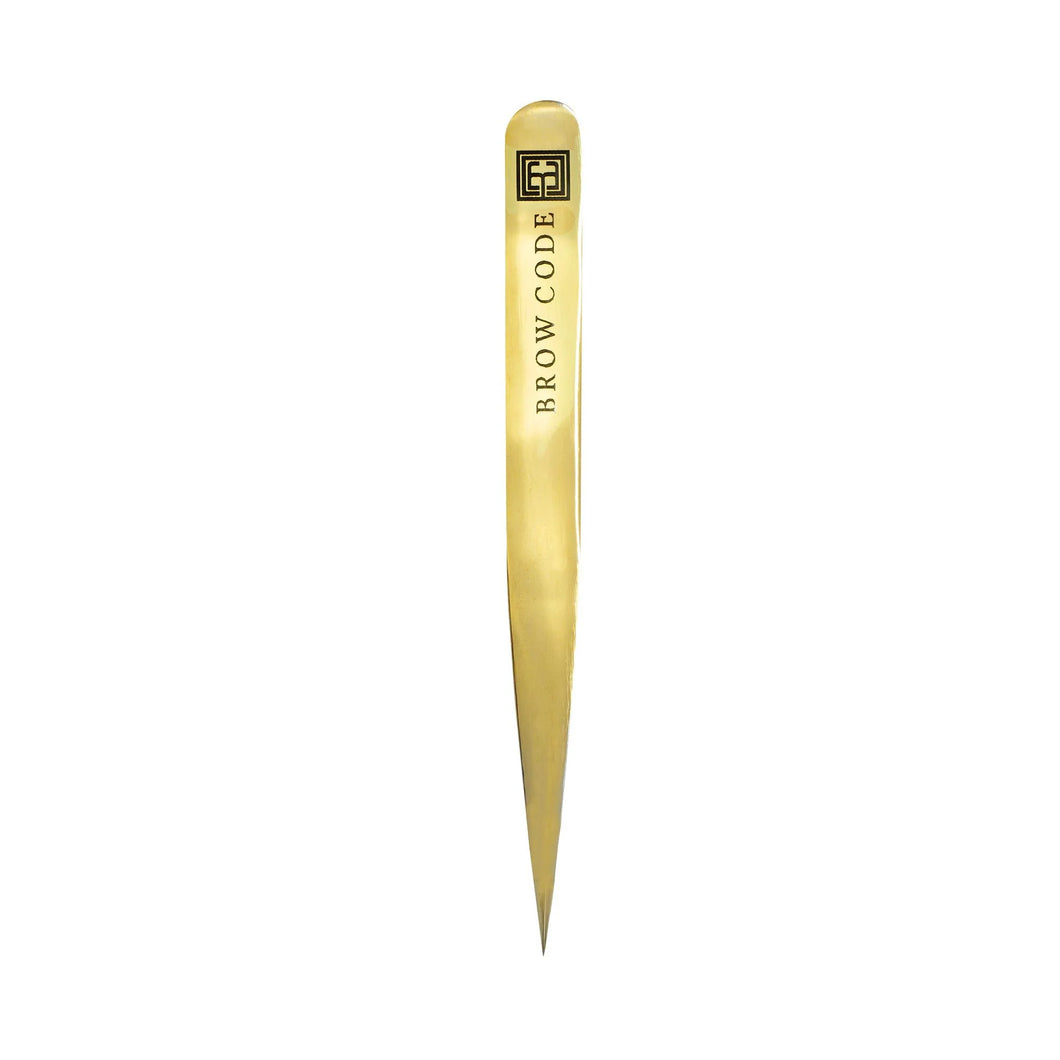 Tweezers Stainless Steel- Brow Code